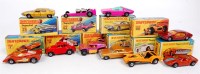 Lot 2349 - 10 Matchbox Superfast Boxed diecast vehicles,...