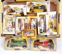 Lot 2563 - Burago Formula 1 and Rally diecast group, 10...