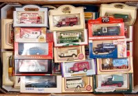 Lot 2568 - 2 boxes containing 80+ modern issue diecast,...