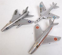 Lot 2594 - Tekno Loose diecast aircraft group, 3 loose...