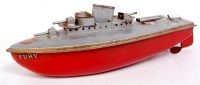 Lot 3159 - Sutcliffe Models, Fury torpedo boat, clockwork,...