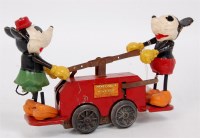 Lot 3162 - Lionel (USA), Mickey and Minnie Mouse 0 gauge...