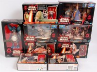 Lot 3248 - 9 Boxed Star Wars Episode 1 Hasbro, 1990s...