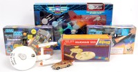 Lot 3258 - Star Trek and James Bond related action figure,...
