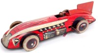 Lot 3259 - Wells (UK), pre-war tinplate clockwork racing...
