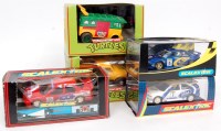 Lot 3266 - Collection of 5 Boxed Scalextric Slot Racing...
