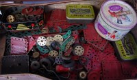 Lot 3275 - Collection of loose 1950s red and green...