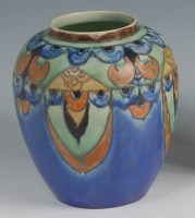 Lot 12 - A 1930s Crown Devon Cretian pattern pottery...