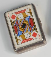 Lot 45 - A Mappin & Webb silver pocket calling card...
