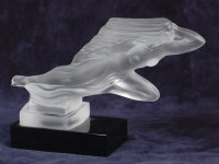Lot 101 - After Lalique - A frosted moulded clear glass...