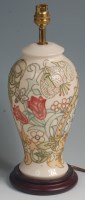 Lot 127 - A modern Moorcroft painted and glazed pottery...