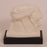 Lot 137 - An Art Deco Wedgwood glazed ceramic model of a...