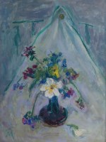 Lot 162 - Margaret Thomas (b.1916) - Summer bunch, still...