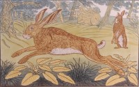 Lot 174 - Richard Bawden RWS NEAC RE (b.1936) - Hares at...