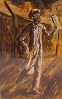 Lot 184 - Colin Moss (1914-2005) - Evening News street...
