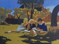 Lot 191 - John Semmence (1930-1985) - A lazy summer day...