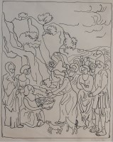 Lot 192 - Arthur Segal (1875-1944) - The finding of...