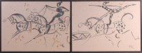 Lot 216 - Terry Barron Kirkwood (Active 1970s+) - Pair;...
