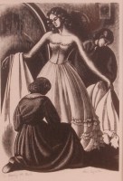 Lot 217 - Clare Leighton (American 1901-1988) - Dressing...