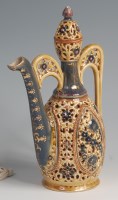 Lot 29 - A Zsonlay Pecs painted and glazed pottery...