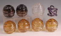 Lot 98 - A collection of contemporary studio glass by...