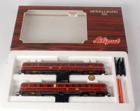 Lot 994 - A Liliput H0 DB red Triebwagen, with...