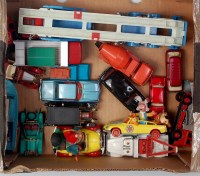 Lot 1630 - 17 assorted Corgi, Matchbox, Whizzwheels and...