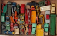 Lot 1906 - 30+ Dinky, Spot-On, Corgi and other playworn...