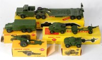 Lot 1903 - Dinky Toys, boxed military group to include...