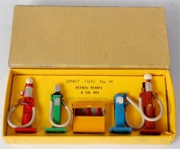 Lot 1940 - Dinky Toys, No.49 petrol pumps set, comprising...