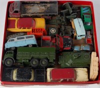Lot 1951 - 18 assorted playworn Dinky, Corgi, Matchbox...
