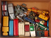 Lot 1971 - Dinky toys, playworn and repainted group, 20+...