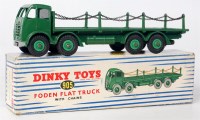 Lot 1982 - Dinky Toys, 905 Foden flat truck with chains,...