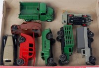 Lot 1985 - Dinky Toys, playworn commercial vehicle group,...
