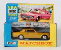 Lot 2308 - Matchbox, Kingsize K-21 Mercury Cougar, gold...