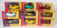 Lot 2325 - Matchbox, F and G type window box group, all...