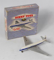 Lot 1927 - Dinky Toys, 702 DH Comet Airliner, white and...