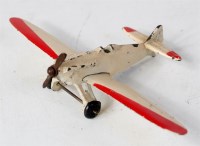 Lot 1928 - French Dinky, 60E Dewoitine 500 Hunter, cream...