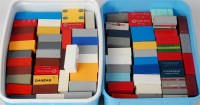 Lot 2572 - Two small boxes of various N scale shipping...