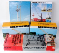 Lot 2576 - Conrad Leibherr and Wolffkran crawler crane...