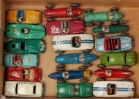 Lot 1918 - Dinky and Corgi Toys, playworn racing car and...
