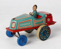 Lot 3134 - Tinplate and plastic German miniature...