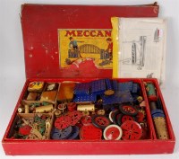 Lot 3143 - Meccano pre-war number 8 boxset, containing a...