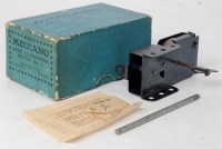 Lot 3189 - Meccano, Aero clockwork motor No.1, in the...