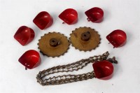 Lot 3192 - Meccano, seven-piece dredger bucket set,...