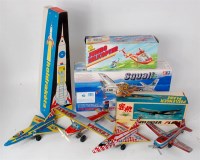 Lot 3181 - Chinese and Hungarian tinplate aircraft and...
