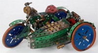 Lot 3191 - Of Freelance Design, Meccano motorcycle and...