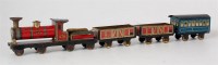 Lot 3104 - Hess, Germany, floor train set, comprising of...
