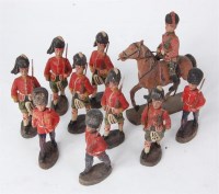 Lot 1289 - Elastolin Composition figure group to include;...