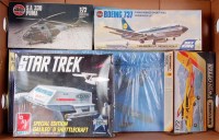 Lot 1504 - Mixed scale space and aircraft related plastic...